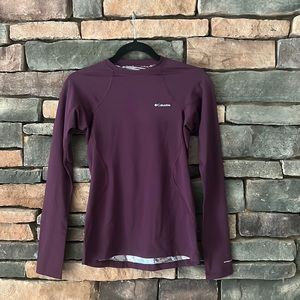 Columbia Omni-Heat Long Sleeve. Purple. Size XS